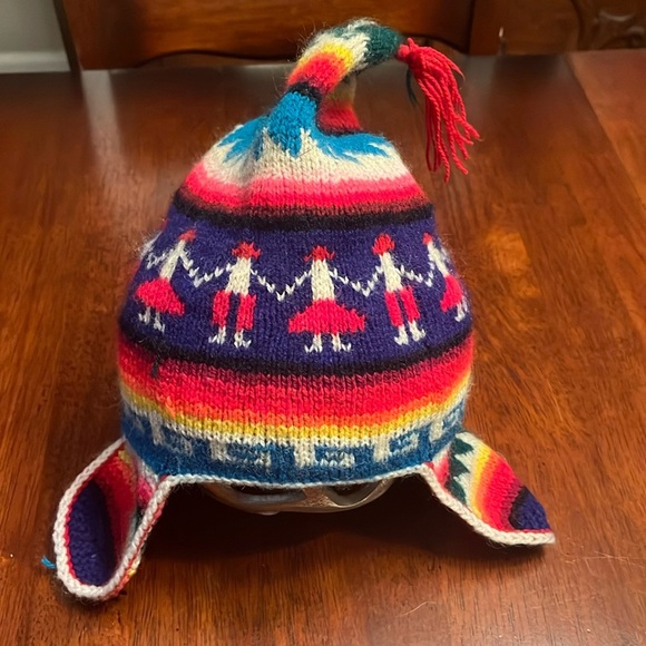 Handmade knit hat toboggan child's OS - Picture 1 of 6